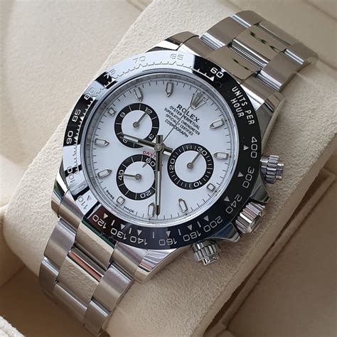 rolex daytona white genuine|rolex daytona price uk.